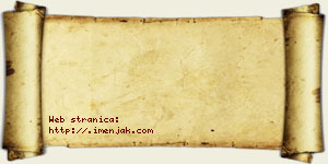 Jana Ajdačić vizit kartica